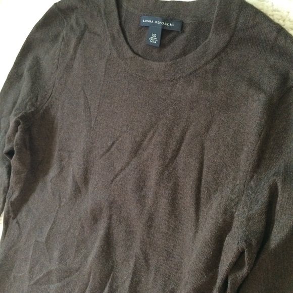 sale Euc Banana republic sz xs brown sweater - Picture 4 of 7